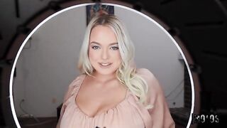 You'd better play with my dick! - a hot blonde girl in POV action