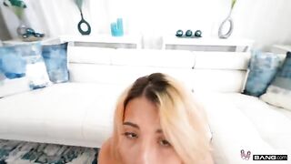 A juicy girl was penetrated with cock, showcasing sensual intensity in the scene
