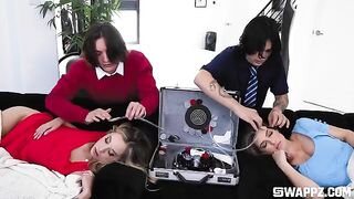 Group sex is the best way to distract yourself from your problems. Depraved news