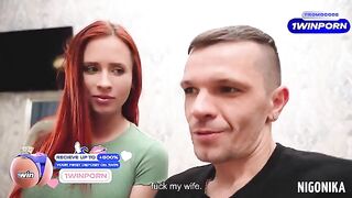 Two cute Russian students fucked in front of the camera