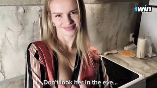 A neighbor is always ready to help when a wife doesn't want sex