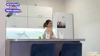 Girl was awoken by a cock in her mouth, she liked it