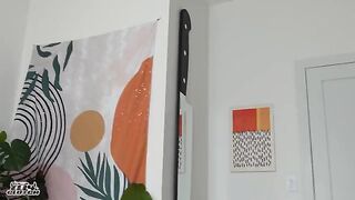 A hot threesome sex while my parents are away, featuring Elly Clutch and Sky Wonderland
