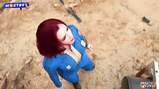 A girl in a costume is having rough sex, showcasing her love for cosplay