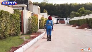 A girl in a costume is having rough sex, showcasing her love for cosplay