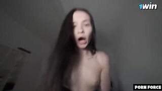 She experienced extreme pleasure and couldn't stop shaking