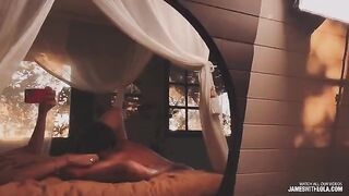 Reflection says he's good, a steamy couple moment