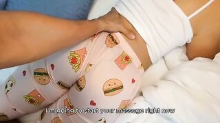 Her ass is gorgeous in those pajamas! - Hot stepmom action with real amateur couple intensity