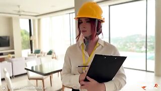 A sexy foreman is just what this redhead needs!