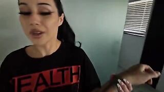 A goth girl feels the real cock for the first time
