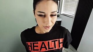 A goth girl feels the real cock for the first time