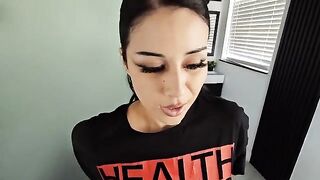 A goth girl feels the real cock for the first time