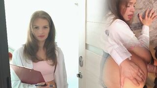 A social worker got her wet pussy fucked by a stranger