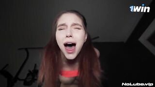 A beautiful woman has rough sex at her home
