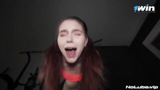 A beautiful woman has rough sex at her home