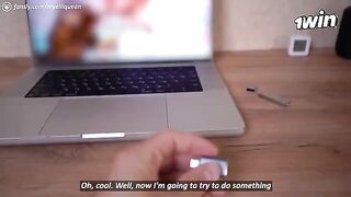 She has an erotic look, and her husband loves to film her