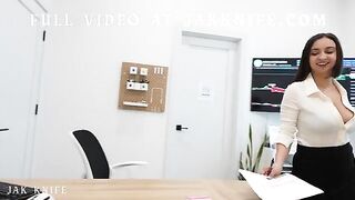 The office secretary was charmed by a pleasant surprise from her co-worker