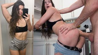 First-time anal sex with intense and multiple orgasms for the star