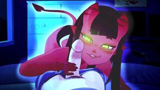Horny Witch fucks a Teen Guy - Animated Porn