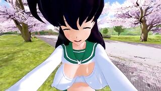 Kagome’s hot sex scene is full of passion