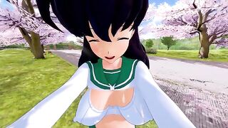 Kagome’s hot sex scene is full of passion