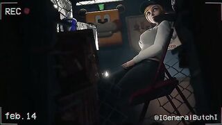 FNAF Security Breach Vanessa gets fucked in the office of a pizzeria
