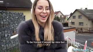 The Public Agent dude gets lucky with another slutty model wannabe