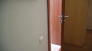 Her little mouth catches everything - the best blowjob from a Russian mommy you have ever seen!