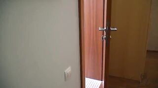 Her little mouth catches everything - the best blowjob from a Russian mommy you have ever seen!