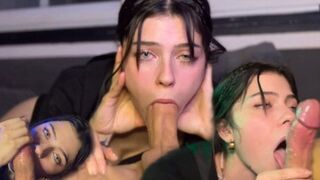 The girl learned to lick cock like a pro