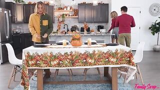 Appetizing beauties fucked in the kitchen, a usual thing for them