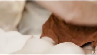 Lesbians know what tenderness is, and they play on the bed