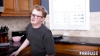 It's not easy to get off a guy's cock