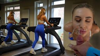 You don't need protein shakes when you can get it from a fit girl in the gym