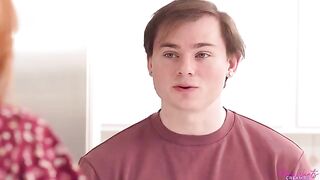 The girl served her pussy on the table instead of dessert