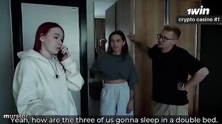My girlfriend fucked while I jerked off calmly