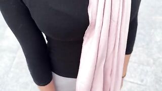 The ass is available to everyone, especially in Italian hijab scenes