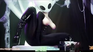 The whole world will wait while she gets fucked, showcasing her latex suit and high heels
