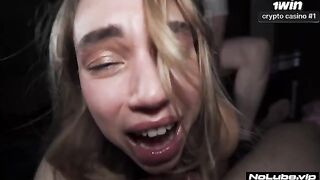Babe went from orgasm to trembling, eyes rolling back