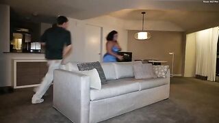 Black girl has a huge black ass and she likes to ride cock hard