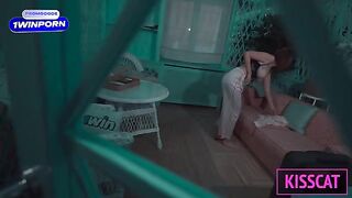 A busty stepmom seduced her stepson and they shared intense passion