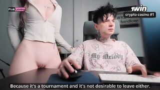 The girl was very bored without her boyfriend and started to rub herself