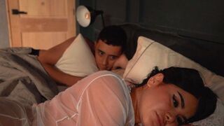 Unable to sleep, I think only about his lips and her moans