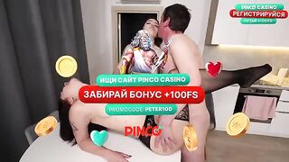 A stepdaughter with huge boobs is caught in a surprising situation