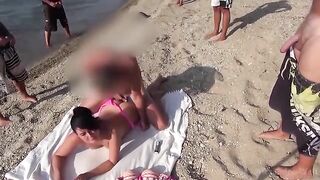 A towel on the floor, unzipped pants—it makes sense