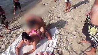 A towel on the floor, unzipped pants—it makes sense