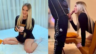 A hot blonde never gets tired of her stepbrother's company in this steamy scene