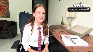 The control of the mouth is a very important lesson for a schoolgirl to learn