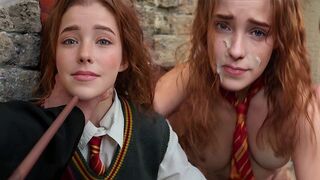 A girl in a sexy cosplay needs to be punished with her wet pussy