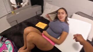 A classic scene of face-to-face sex with a big cock